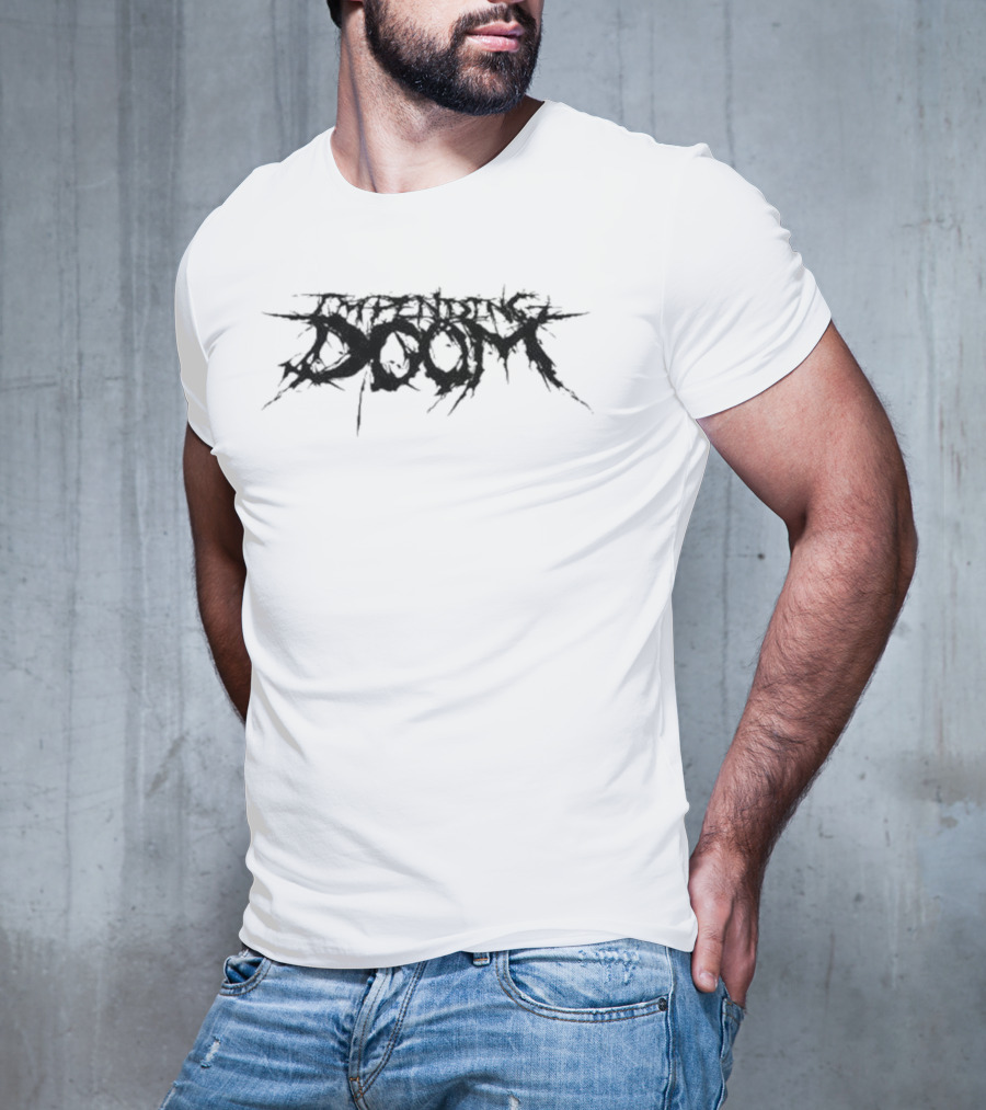 American Brutality 24 Splattered Grunge Text Design T-Shirt
