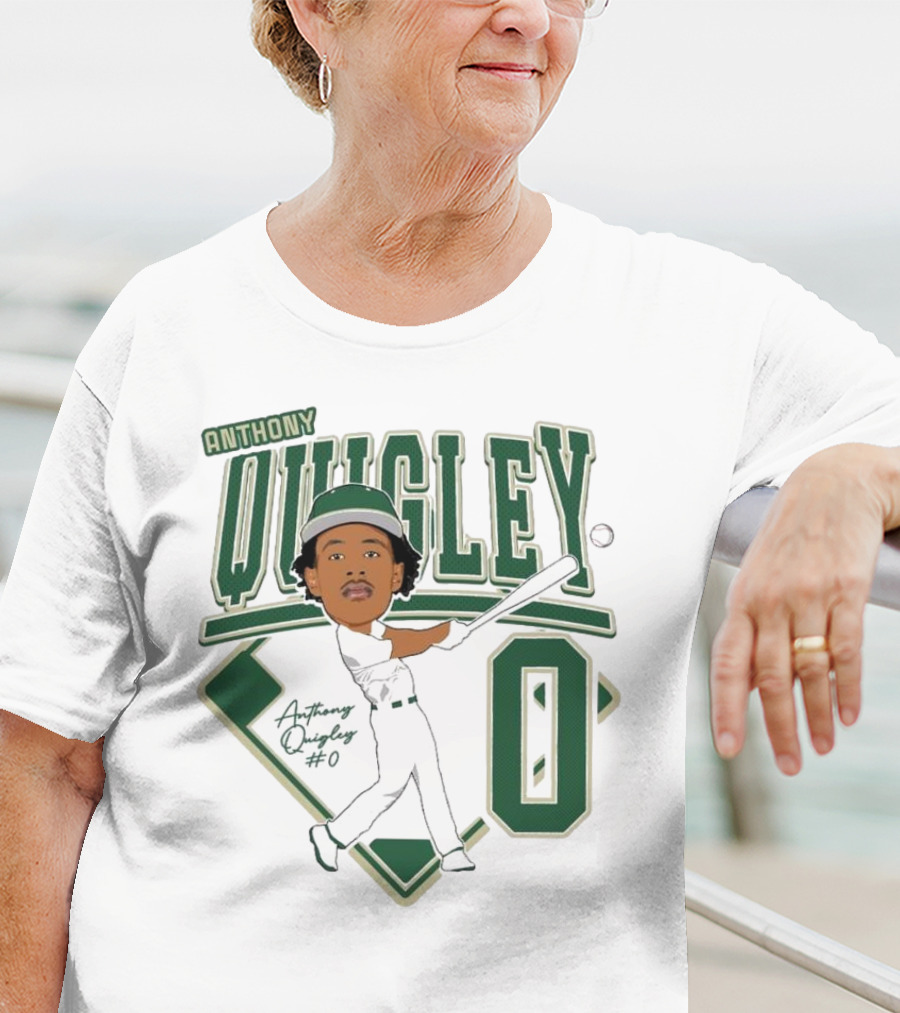 Anthony Quigley Baseball 2025 Player Illustration T-Shirt