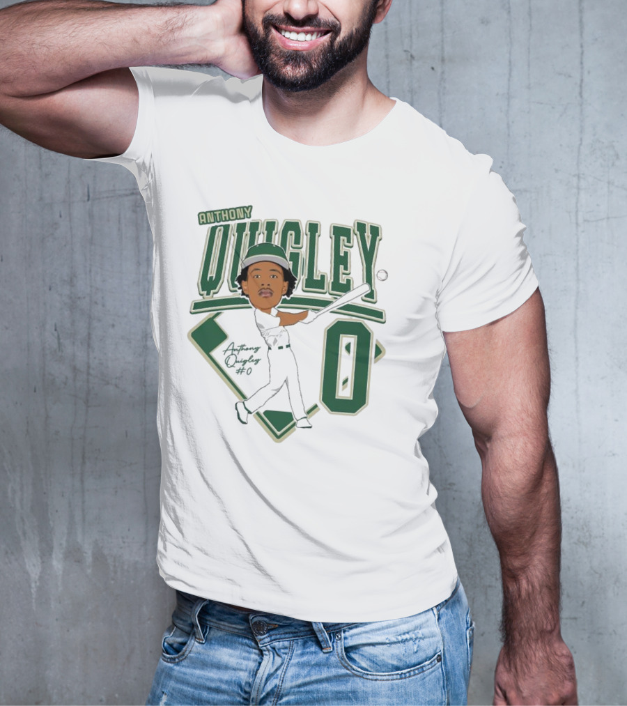 Anthony Quigley Baseball 2025 Player Illustration T-Shirt