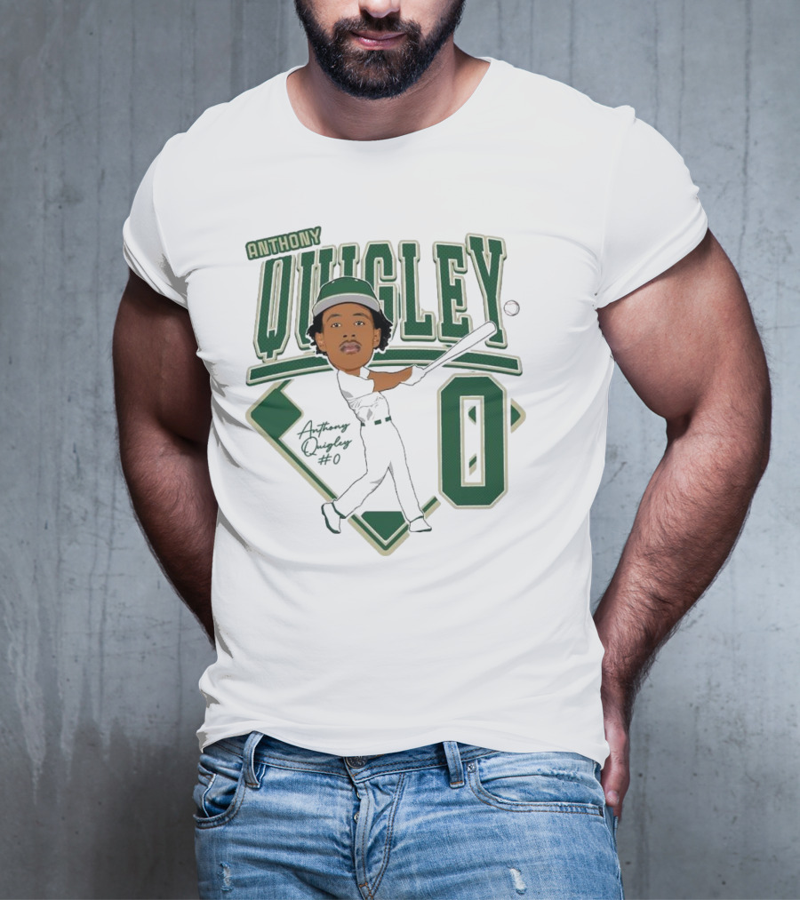 Anthony Quigley Baseball 2025 Player Illustration T-Shirt