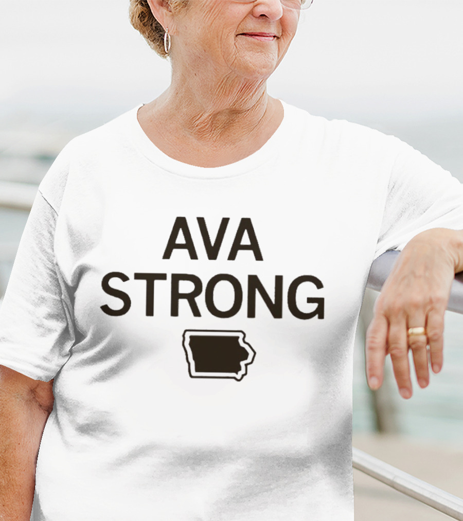 Ava Strong Iowa Outline T-Shirt