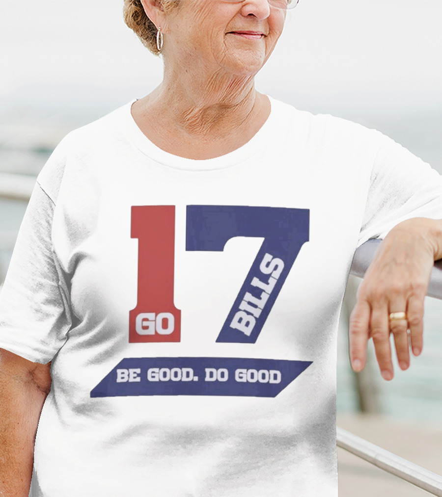 Awesome Josh Allen MVP Go Bills 17 Be Good Do Good God Bless T-Shirt
