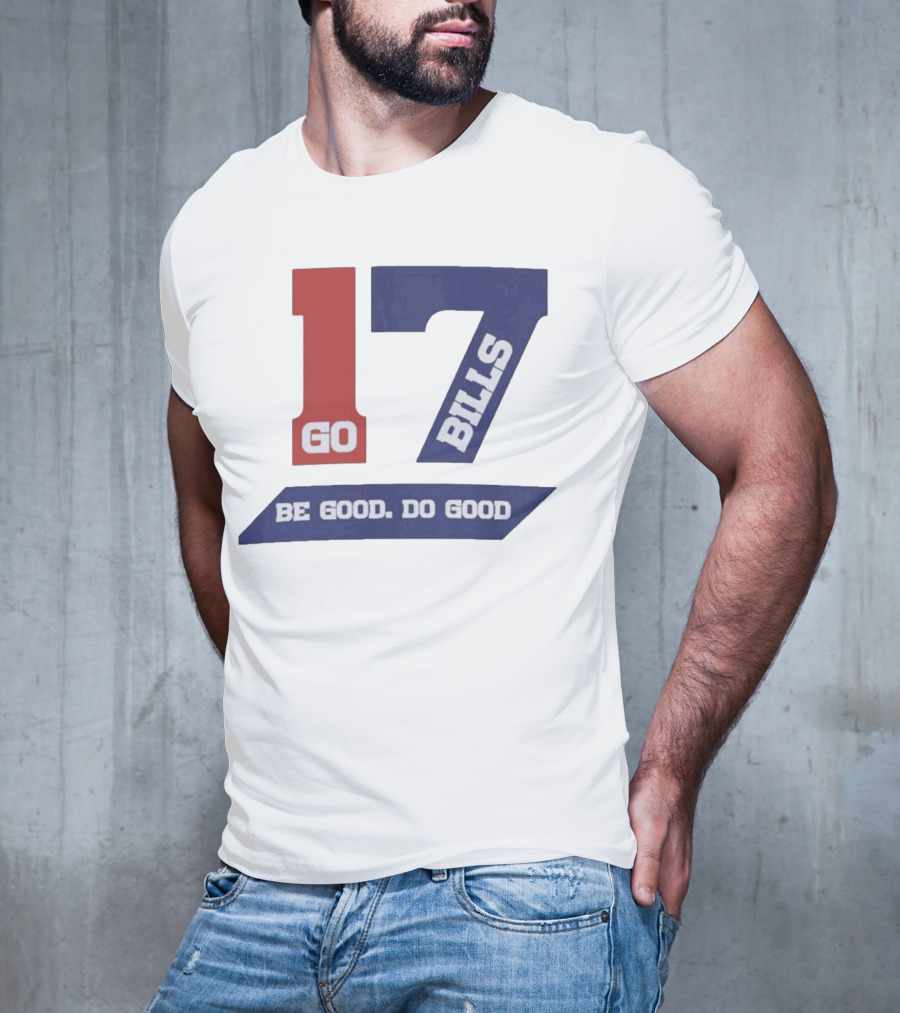 Awesome Josh Allen MVP Go Bills 17 Be Good Do Good God Bless T-Shirt