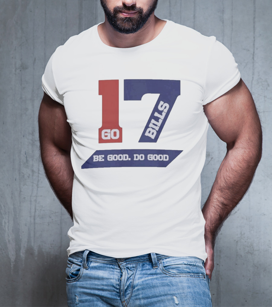 Awesome Josh Allen MVP Go Bills 17 Be Good Do Good God Bless T-Shirt