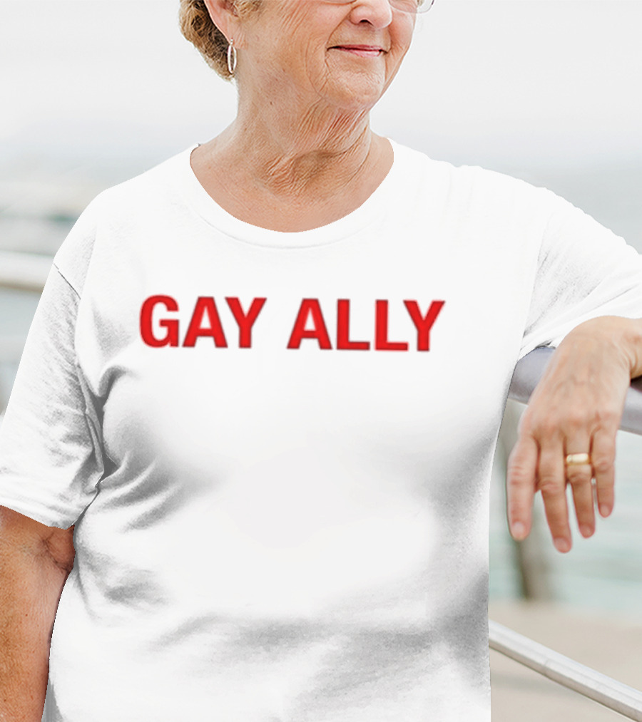 Azealia Banks Gay Ally Red Lettering T-Shirt