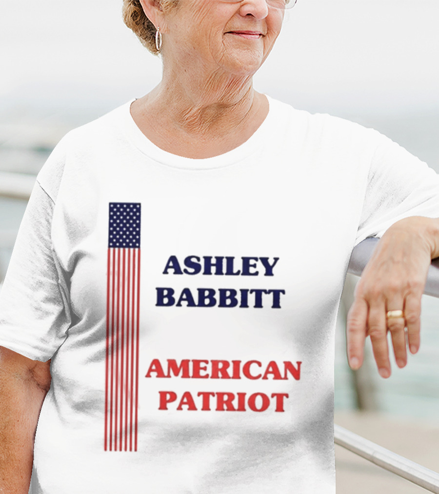 Ashley Babbitt American Patriot Flag Stripe Stars T-Shirt