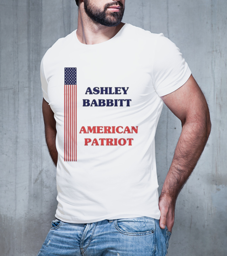 Ashley Babbitt American Patriot Flag Stripe Stars T-Shirt