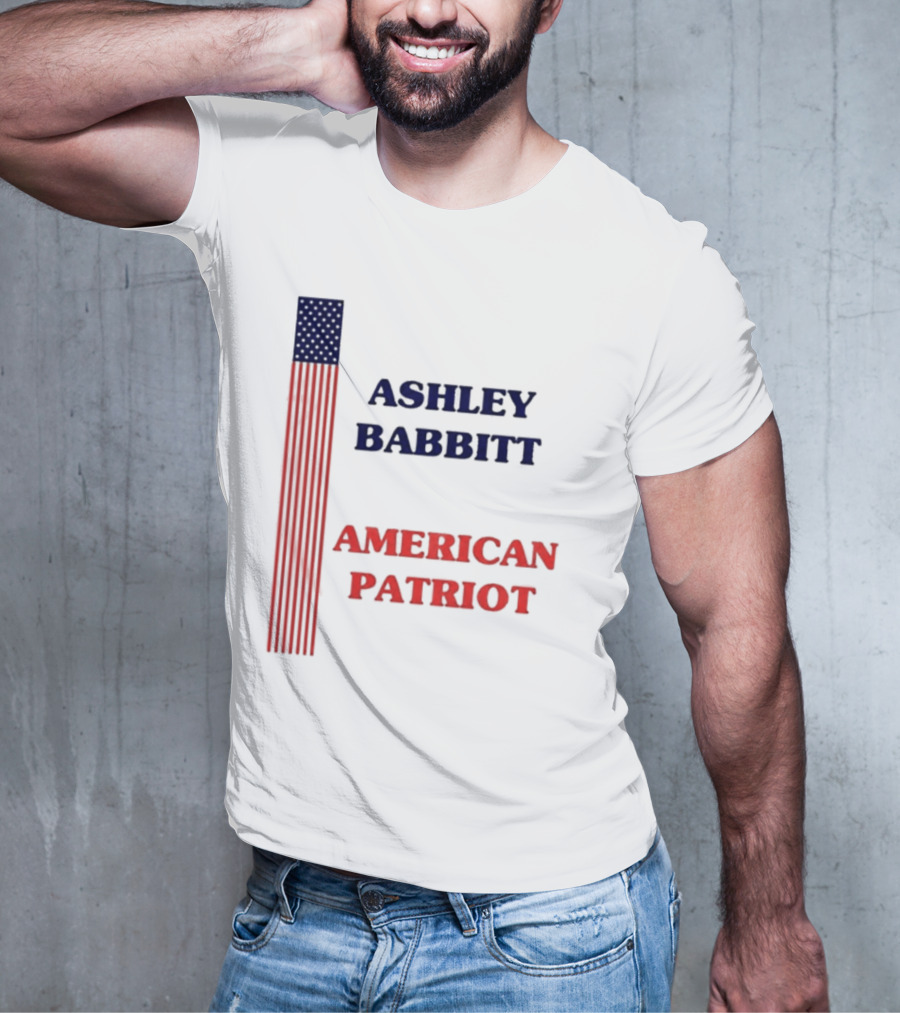 Ashley Babbitt American Patriot Flag Stripe Stars T-Shirt
