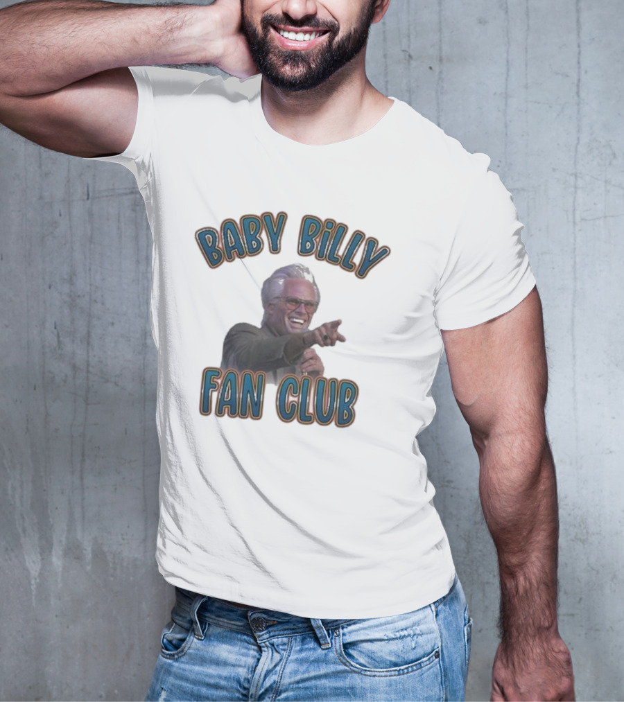 Baby Billy Fan Club Custom Printed Vintage Style T-Shirt