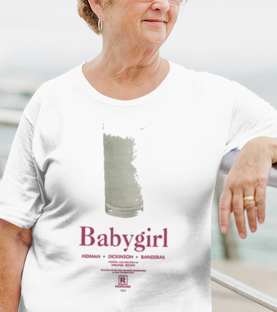Babygirl Milk Drinking Kidman Johnson Coolidge Design T-Shirt