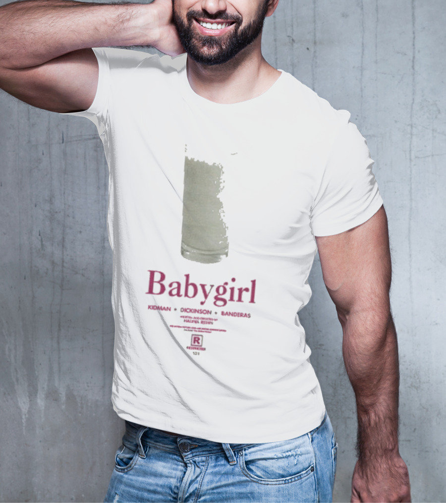 Babygirl Milk Drinking Kidman Johnson Coolidge Design T-Shirt
