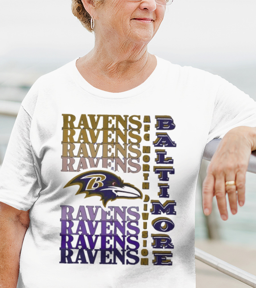 Baltimore Ravens AFC North Division Baltimore Ravens Ravens Ravens Ravens Ravens T-Shirt