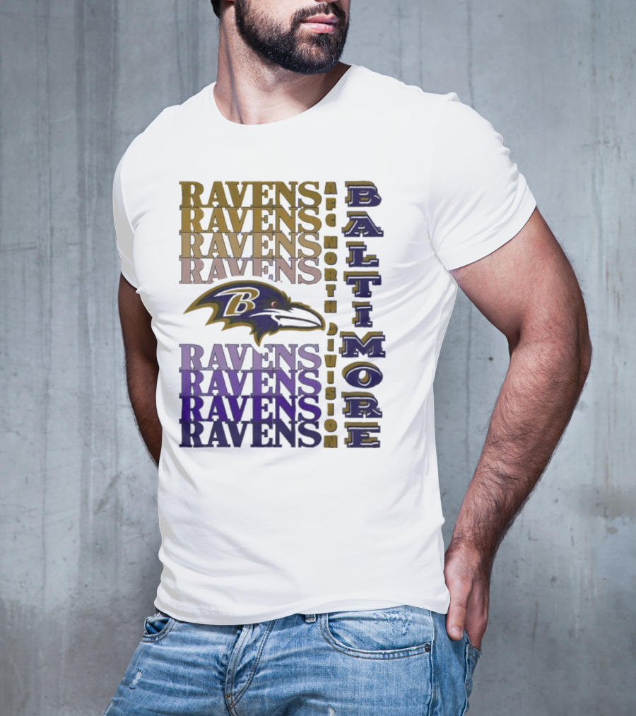 Baltimore Ravens AFC North Division Baltimore Ravens Ravens Ravens Ravens Ravens T-Shirt