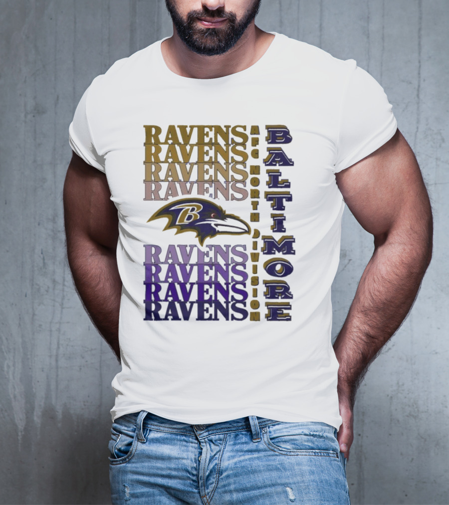 Baltimore Ravens AFC North Division Baltimore Ravens Ravens Ravens Ravens Ravens T-Shirt