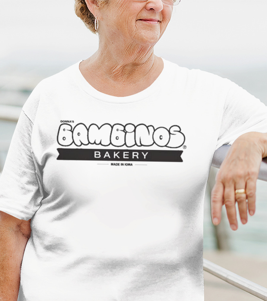 Bambinos Bakery Banner Logo T-Shirt