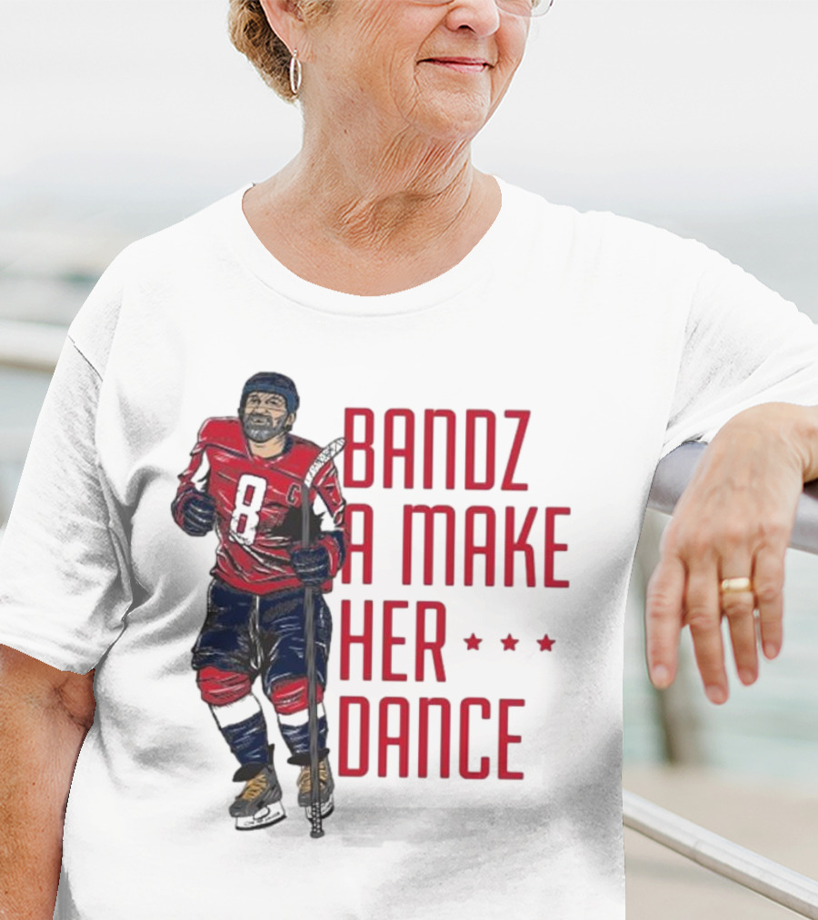 Bandz A Make Her Dance Ice Hockey 8 Stars T-Shirt