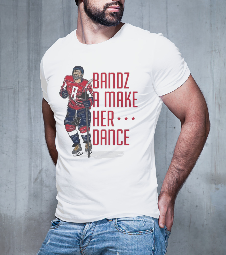 Bandz A Make Her Dance Ice Hockey 8 Stars T-Shirt