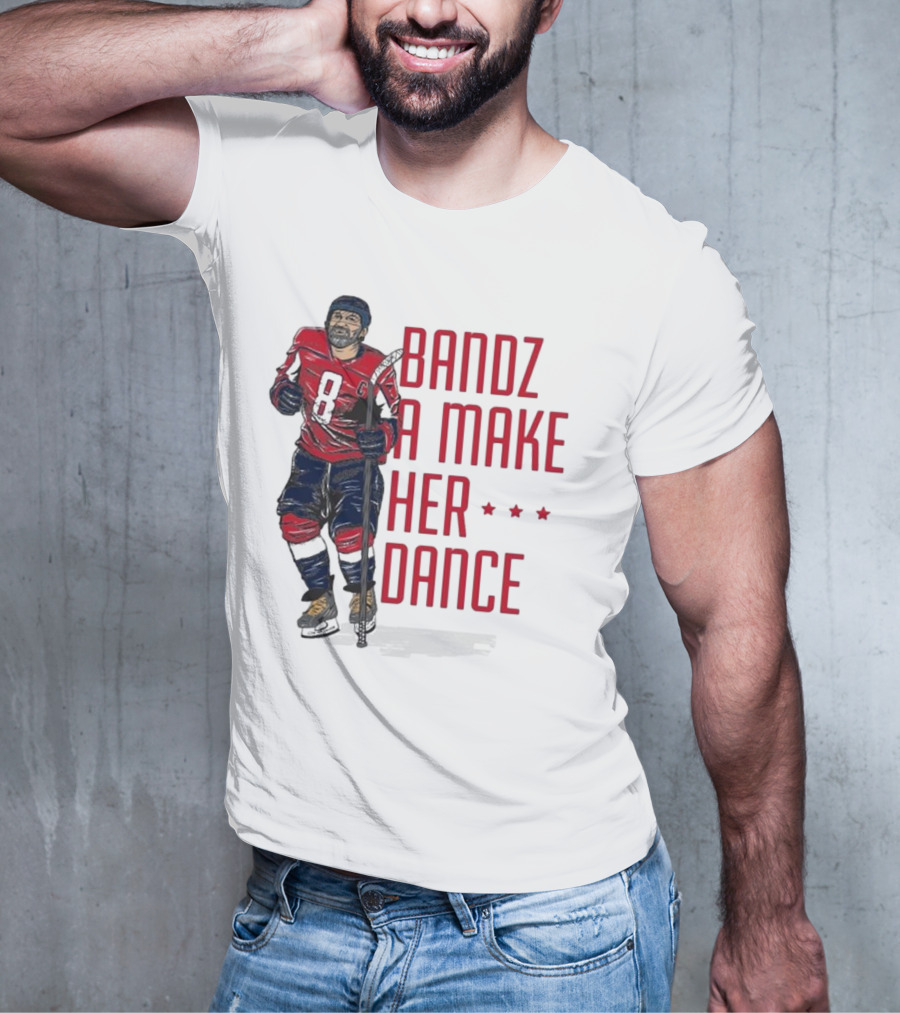 Bandz A Make Her Dance Ice Hockey 8 Stars T-Shirt
