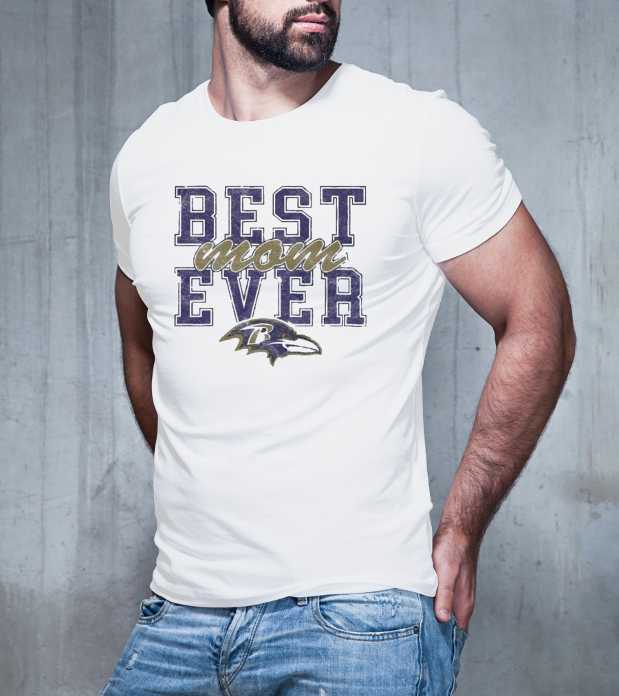 Best Mom Ever Baltimore Ravens T-Shirt