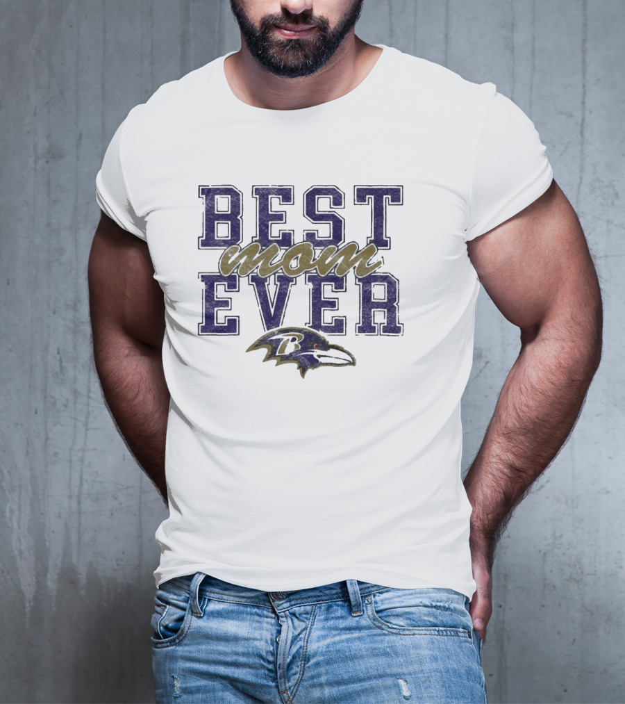 Best Mom Ever Baltimore Ravens T-Shirt
