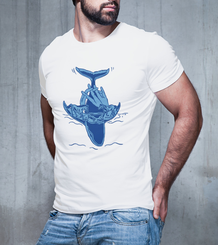 Billie Marten Whale With Hands And Horses T-Shirt
