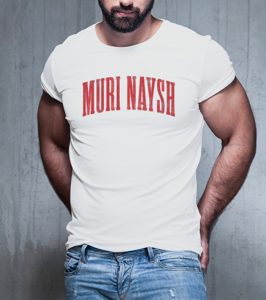 Billmuri Muri Naysh Red Text T-Shirt