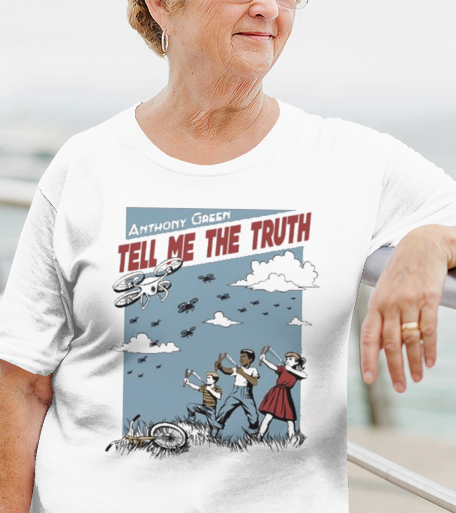 Anthony Green Tell Me The Truth Kids Running From Insects T-Shirt