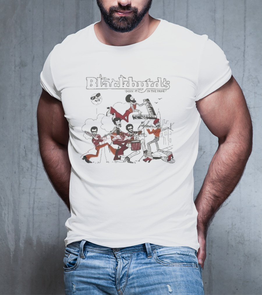 The Blackbyrds Don't It In The Park Funky Band Illustration T-Shirt