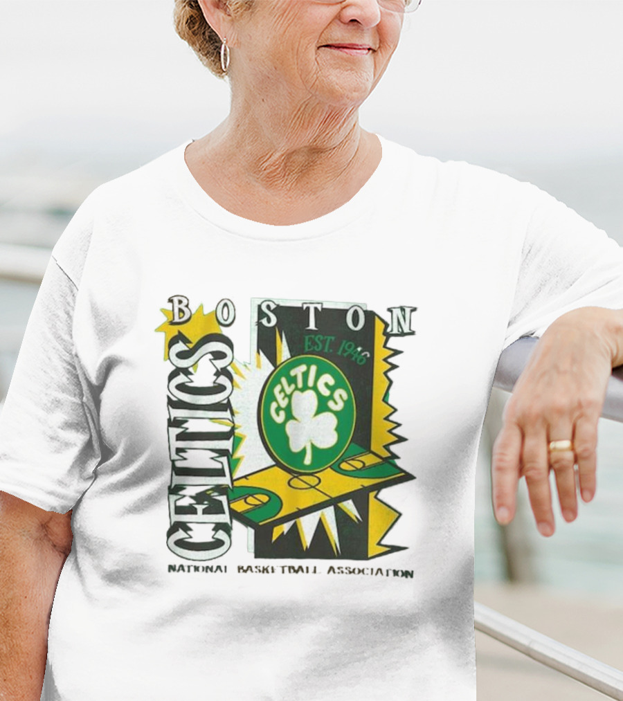 Boston Celtics EST 1946 Mitchell & Ness Youth Retro ’90s National Basketball Association T-Shirt