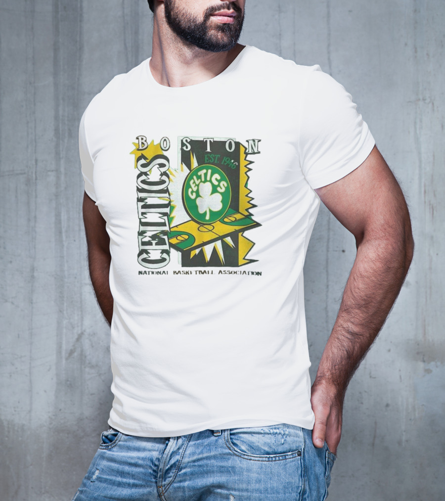 Boston Celtics EST 1946 Mitchell & Ness Youth Retro ’90s National Basketball Association T-Shirt
