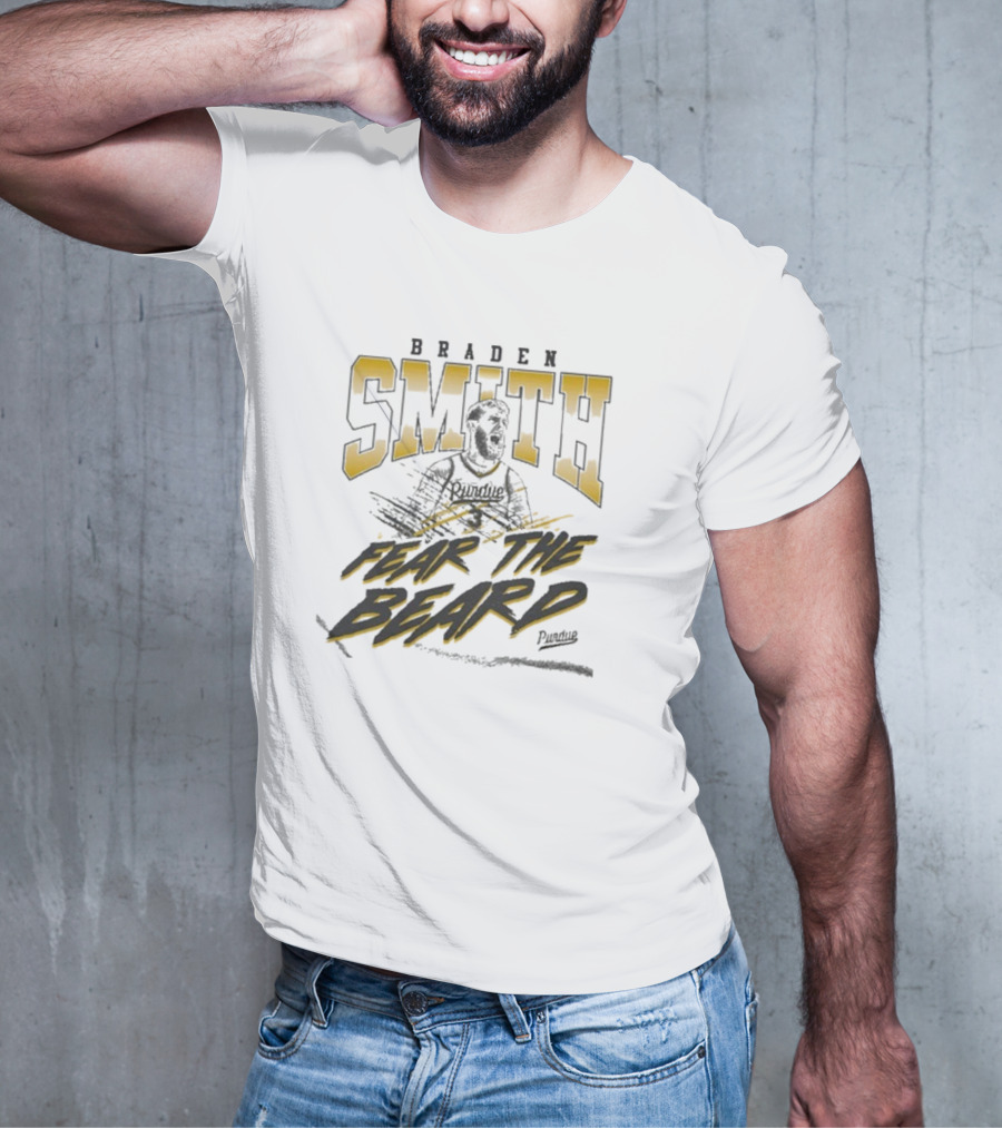 Braden Smith Fear The Beard Purdue Basketball T-Shirt