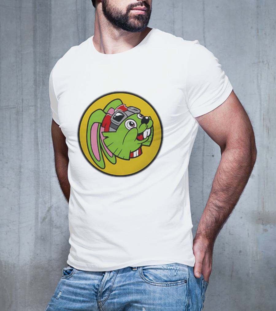 Bucky O’Hare Buc-ee’s Collaboration Featuring Iconic Green Rabbit With Goggles T-Shirt
