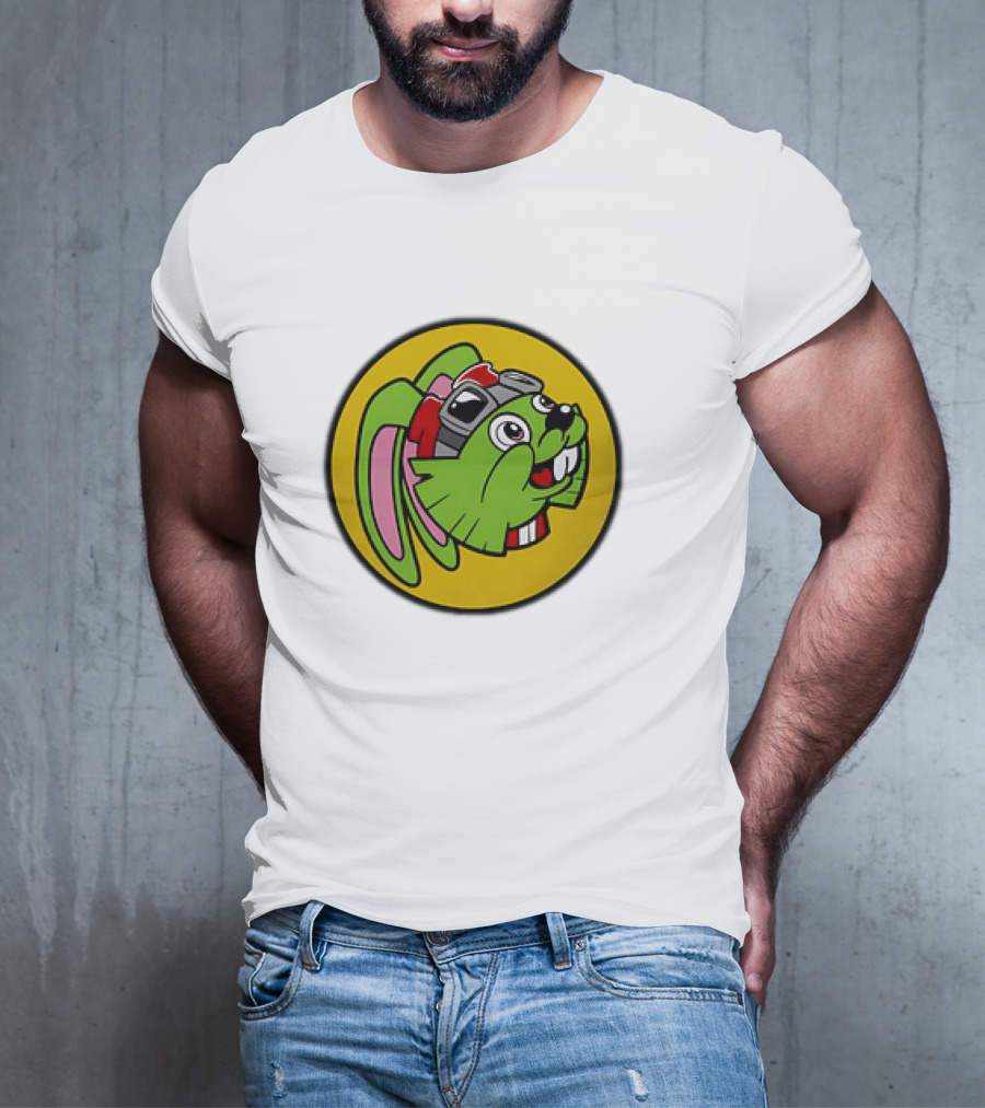 Bucky O’Hare Buc-ee’s Collaboration Featuring Iconic Green Rabbit With Goggles T-Shirt