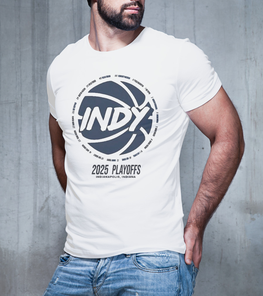 Pacers Indy 2025 Playoffs Hype Caitlin Clark T-Shirt