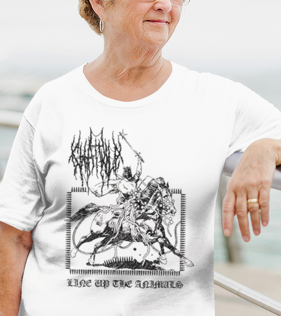 Chat Pile Line Up Looking Out For You Line Up The Animals T-Shirt