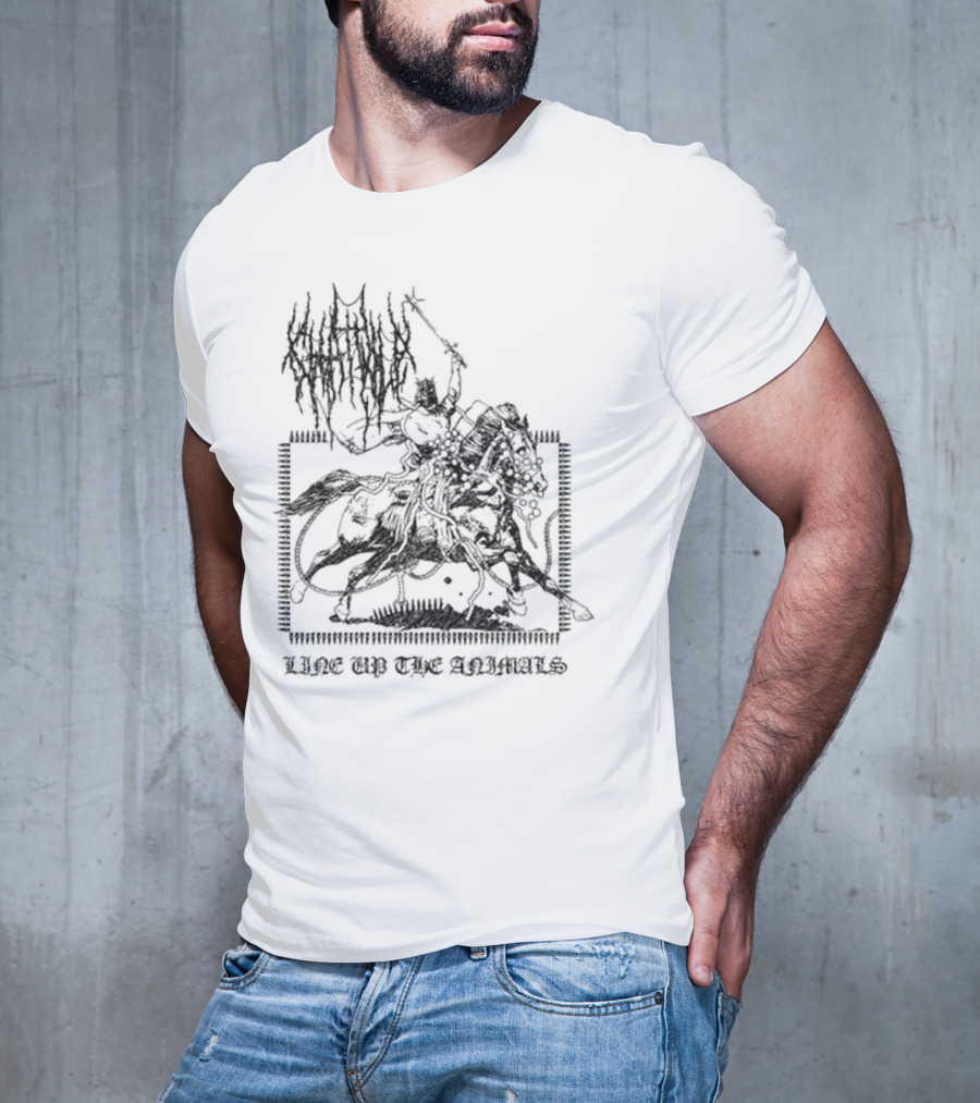 Chat Pile Line Up Looking Out For You Line Up The Animals T-Shirt