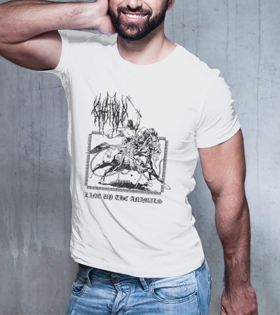 Chat Pile Line Up Looking Out For You Line Up The Animals T-Shirt