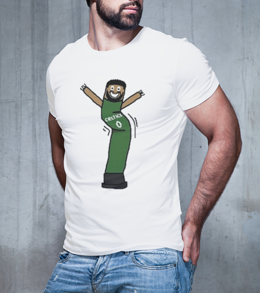 Celtics Jayson Tatum Inflate-Tum Cartoon T-Shirt