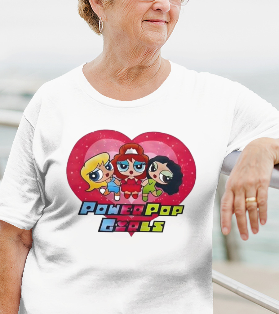 Chappell Roan Power Pop Girls Heart Cartoon Trio T-Shirt