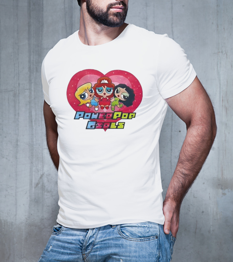 Chappell Roan Power Pop Girls Heart Cartoon Trio T-Shirt