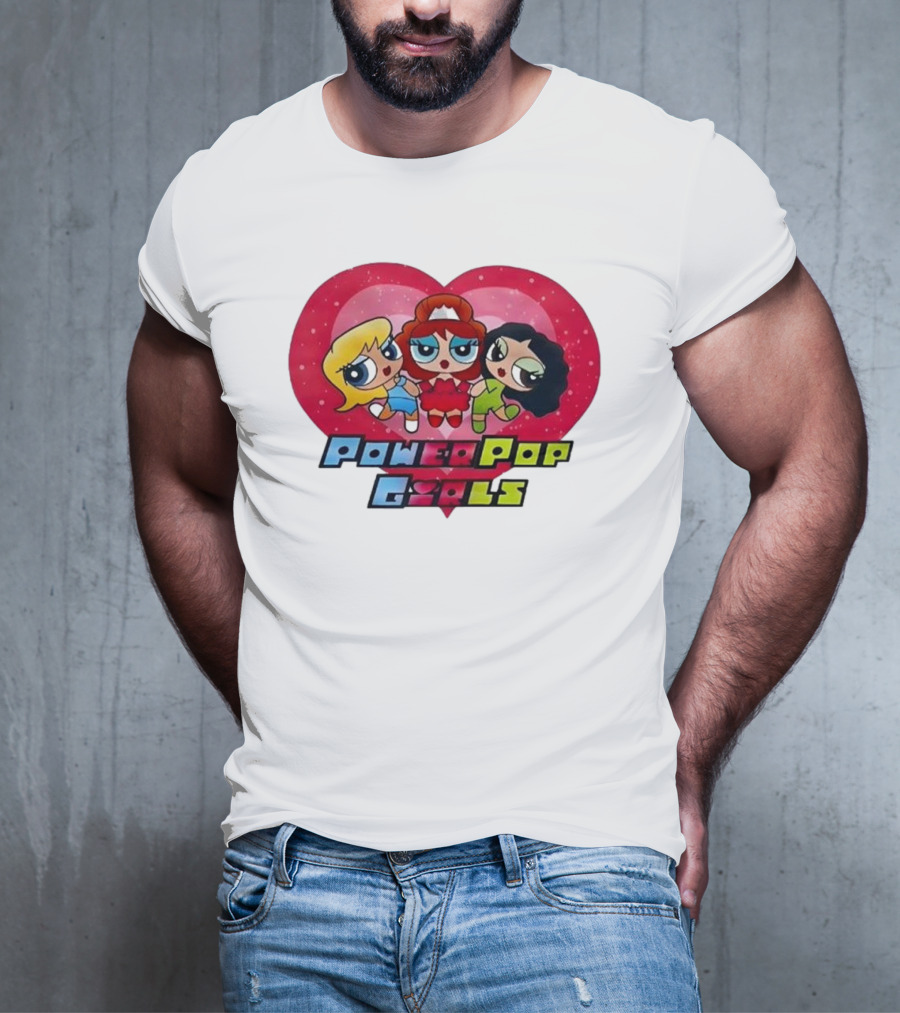 Chappell Roan Power Pop Girls Heart Cartoon Trio T-Shirt