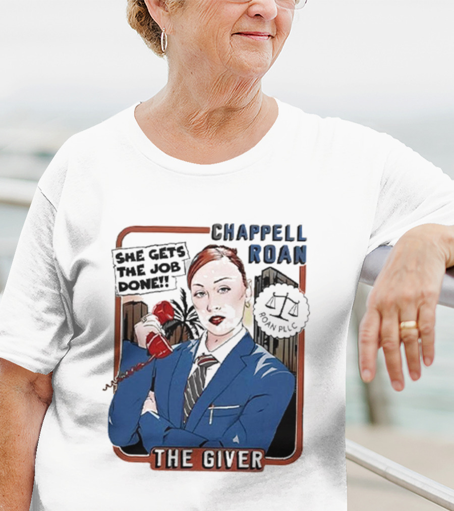 Chappell Roan The Giver Blue Suit Red Rose T-Shirt