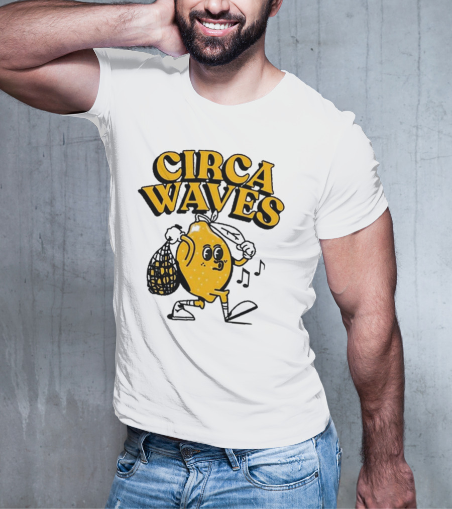 Circa Waves Leroy The Lemon Running Cartoon T-Shirt