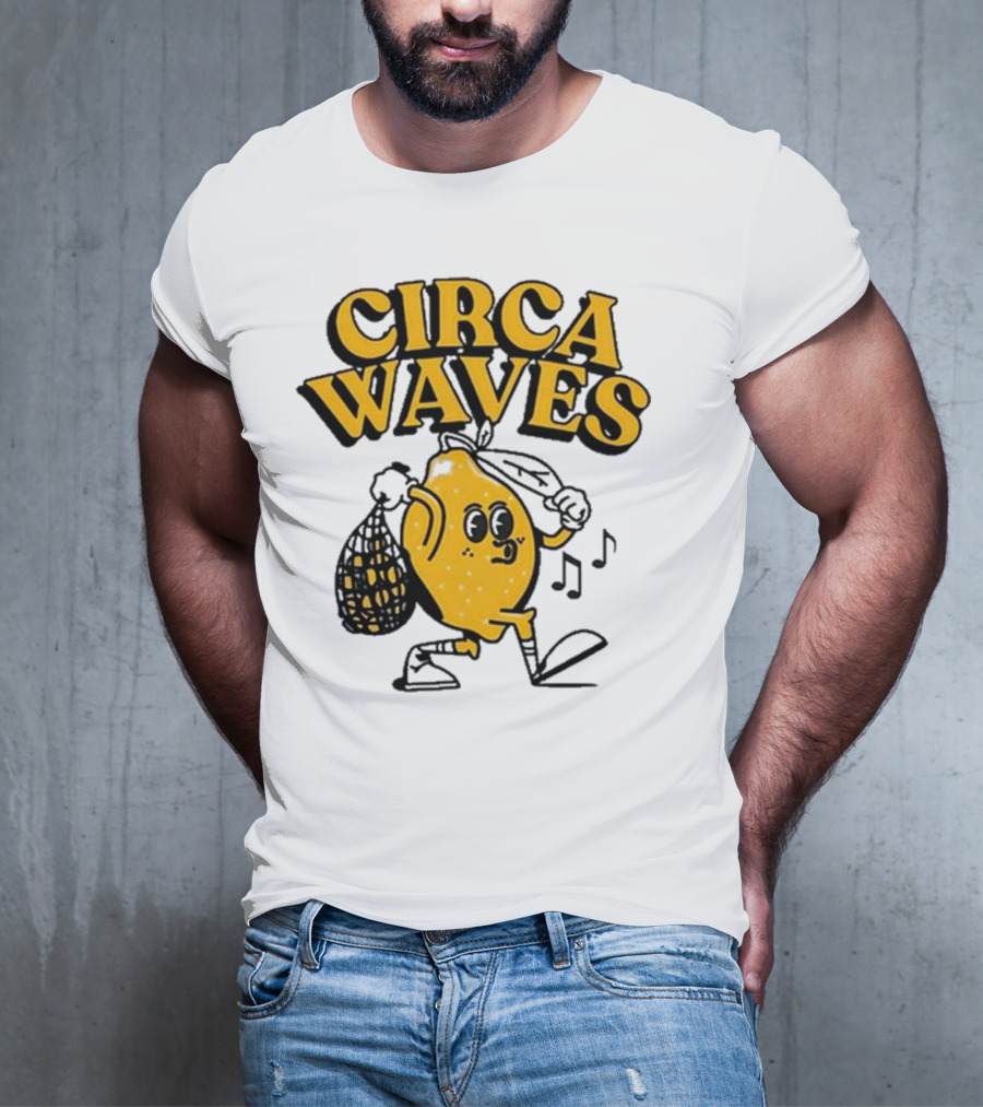 Circa Waves Leroy The Lemon Running Cartoon T-Shirt