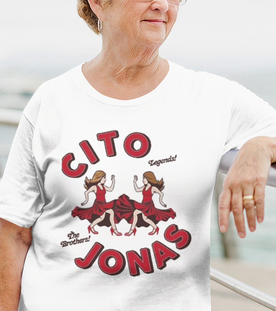Cito Jonas Legends The Brothers Dancing Twins T-Shirt