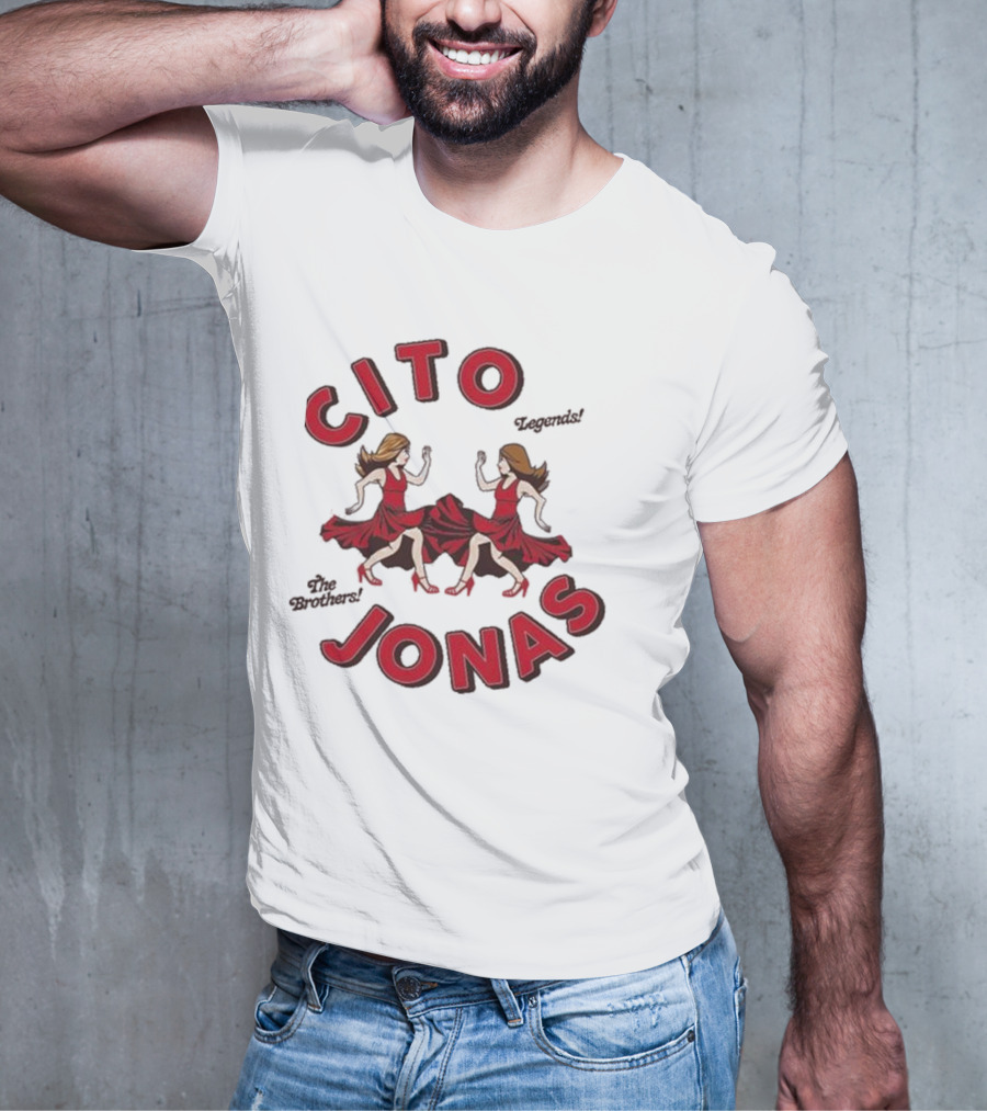 Cito Jonas Legends The Brothers Dancing Twins T-Shirt