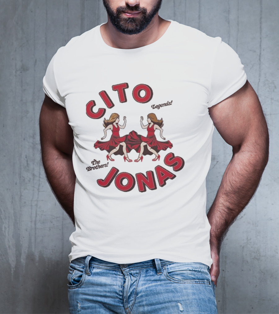 Cito Jonas Legends The Brothers Dancing Twins T-Shirt