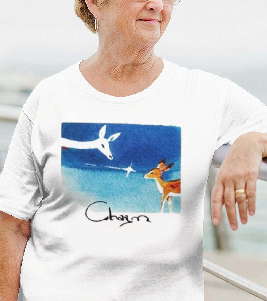 Clairo Charm Deer Artwork Benefit T-Shirt
