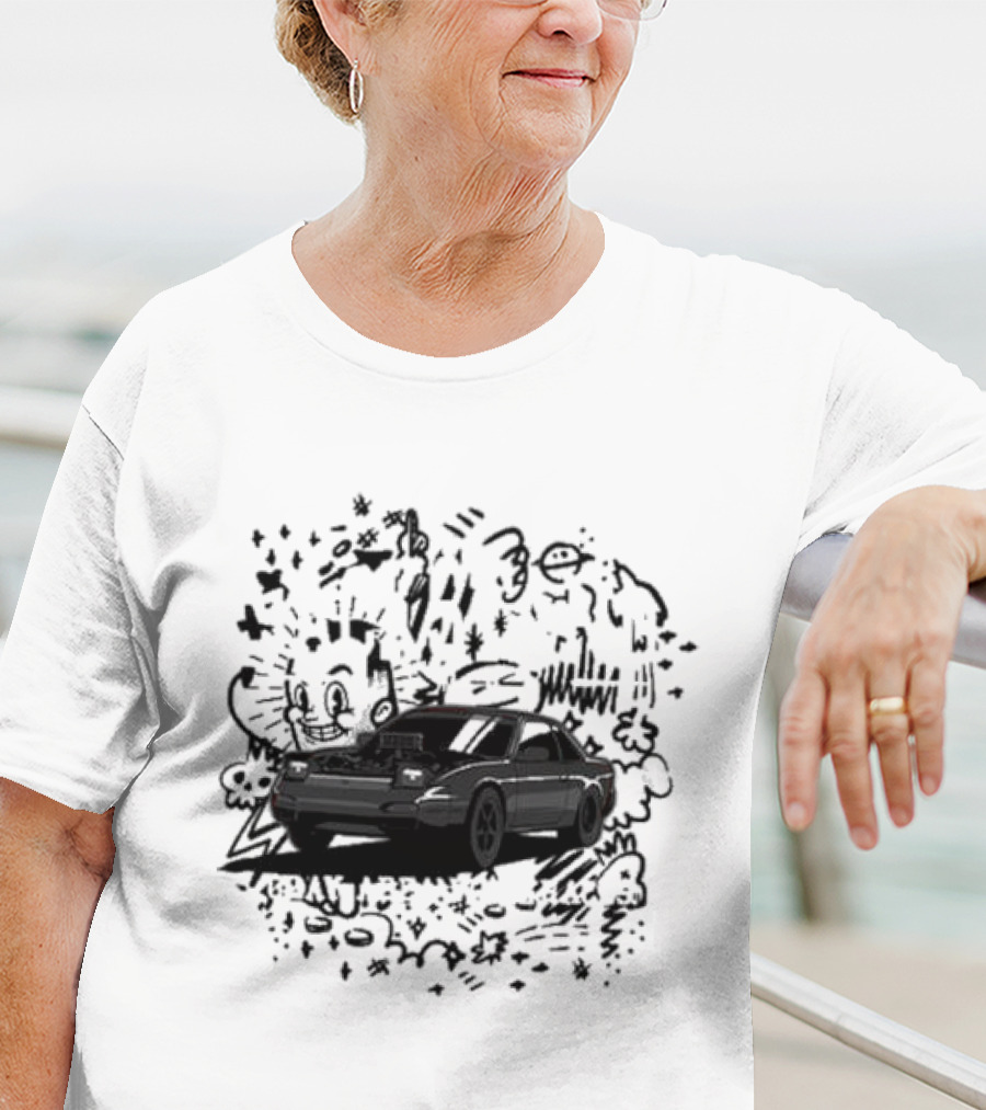 Cleetus Mcfarland Racing Jackstand Jimmy Nissan 240sx T-Shirt