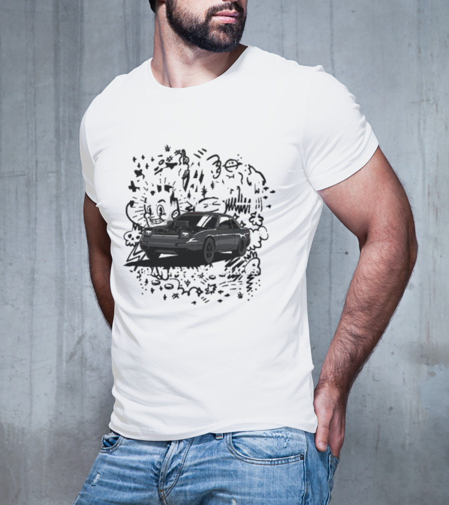 Cleetus Mcfarland Racing Jackstand Jimmy Nissan 240sx T-Shirt